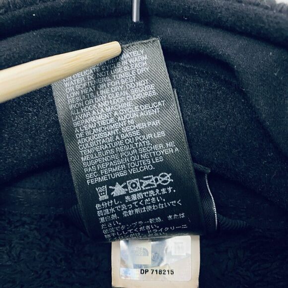 The North Face Oscito Black Full Zip Shaggy Cinch Hem Jacket Women's Medium - Picture 8 of 16